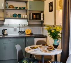 Дуплекс с электрокамином и сауной в Алино