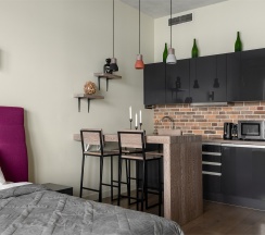Deluxe студия с видом на реку в Sv Loft Apart