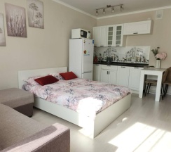 Апартаменты студия Курыжова 32 в Runway Apartments на улица Курыжова 32