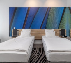 Номер комфорт с 2 односпальными кроватями в Novotel