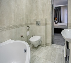 Двухместный номер 32 Deluxe с балконом и с видом на море 2 отдельные кровати в Exclusive Hotel&Apartments