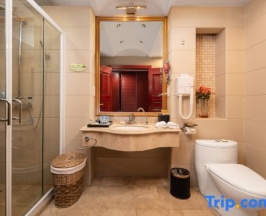Двухместный номер Standard с видом на сад двуспальная кровать в Ningxia Yuehai Hotel