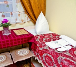 Номер стандарт с 4 односпальными кроватями в Home Hotel