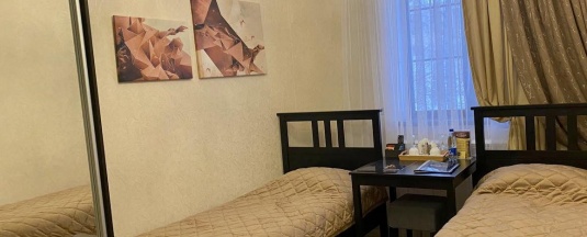 Номер стандарт с 2 односпальными кроватями в Art House