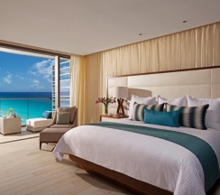 Двухместный номер Preferred club Deluxe с видом на океан (двуспальная кровать) в Secrets The Vine Cancun - Adults Only - All Inclusive