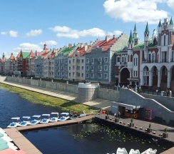 Студия в Квартира-студия новая в самом центре города с дизайнерским ремонтом