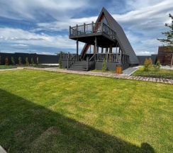 A-frame house в Омо