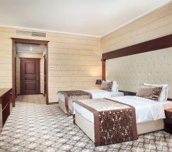 Улучшенный с террасой в здании гостиницы "Эдельвейс" в Cosmos Collection Altay Resort