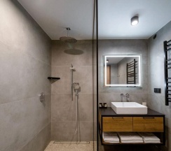 Комната делюкс с 1 двуспальной кроватью в WOW.Aparts&SPA