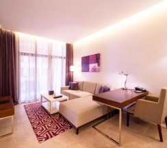 Люкс Prestige с 2 комнатами с видом на город в Mercure Barsha Heights
