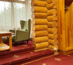 Двухместный люкс с красивым видом из окна двуспальная кровать в Легенда