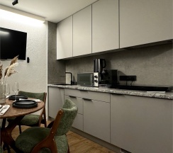 Дом «DOUBLE» с банным чаном на террасе в Luxe House
