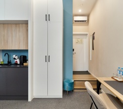 Студия четырехместная с видом на город в Mix Hotels Nevsky 47