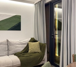 Дом «DOUBLE» с банным чаном на террасе в Luxe House