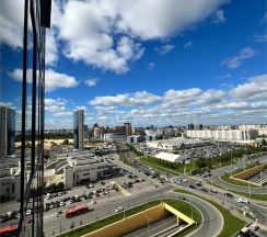 Апартаменты с гостиной и спальней в Sibgat Apartments