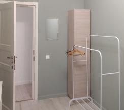 Эконом с 1 двуспальной кроватью и общей ванной комнатой (Без окна) в Мир