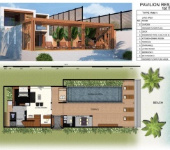 Номер Standard с 3 комнатами рядом с пляжем в Pavilion Samui Pool Residence