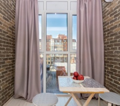 мини-студия стандарт с панорамным балконом для 1 гостя (центр, ул. Сакко, 24, "Vivaldi"), 416 в Viva aparts