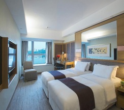 Двухместный номер с видом на океан двуспальная кровать в Royal View Hotel
