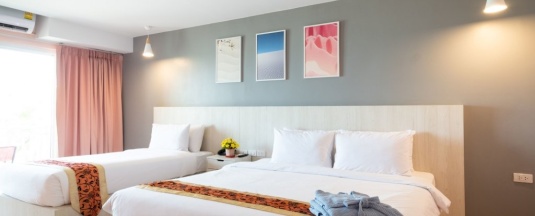 Номер Deluxe рядом с пляжем в Royal Phala Cliff Beach Resort and Spa