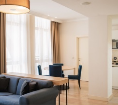 Представительский люкс (Апартамент с 2 спальнями) в Кортъярд Марриотт Сочи Красная Поляна