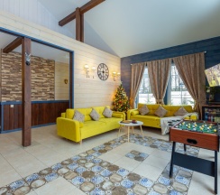 Коттедж《Хьюгге》 с сауной и купелью "Фурако" (расположен в Логиново) в Сканди хаус