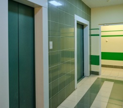 1-комнатные апартаменты люкс с 1 двуспальной кроватью в RentPlaza (РентПлаза) на улице Шейнкмана