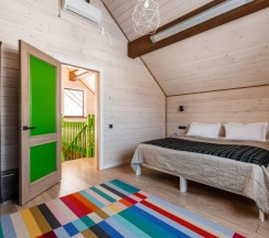 Коттедж Дуплекс с балконом и с красивым видом из окна в Заречье