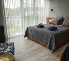 Люкс Comfort с видом на город в Лофт Оазис