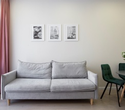 Видовые Трехкомнатные Апартаменты с 2 спальнями и кухней-гостиной в Grand Suites