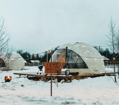 Геокупол Лазурный берег в Вазуза Лав