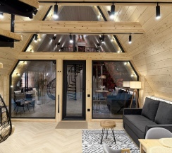 Семейный номер Superior с 2 комнатами в Live Glamp