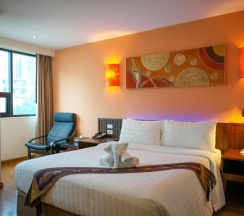 Двухместная студия двуспальная кровать в Hotel Mermaid Bangkok