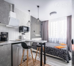 Апартаменты студия с 1 двуспальной кроватью в Home Like (Хоум Лайк) на бульваре Эйнштейна 4