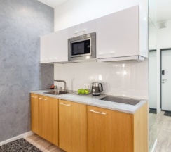 Студия люкс с кроватью king size в Pulkovo Apart