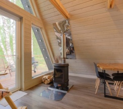 Дом A-frame с чаном в Urman Camp