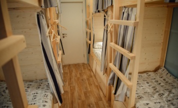 Кровать в общем номере в Geek Hostel