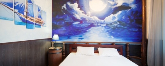Стандартный двухместный номер с 1 кроватью Морской в Night train motel