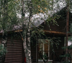 Номер студия с 1 двуспальной кроватью с кухней в Таёжник