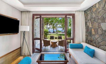 Двухместный номер Garden Deluxe с видом на океан 2 отдельные кровати в Kempinski Seychelles Resort