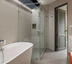 Двухместная вилла с бассейном Garden двуспальная кровать в Dewa Phuket Resort & Villas