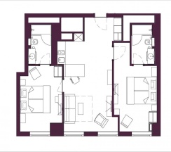 3-комнатные апартаменты люкс в Staybridge Suites