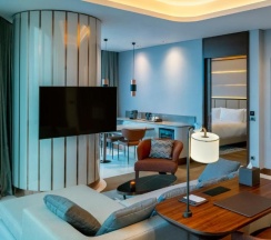 Двухместный люкс Corner c 1 комнатой двуспальная кровать в Hilton Tashkent City