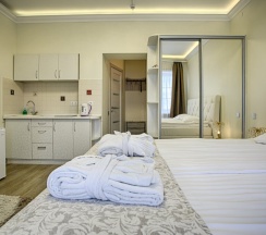 Двухместные апартаменты 14 с видом на море 2 отдельные кровати в Exclusive Hotel&Apartments