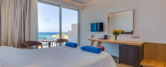 Одноместный номер Standard с видом на море в Protaras Plaza Hotel