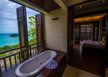 Вилла с 2 комнатами с балконом и с видом на океан в Bhundhari Residence Koh Samui