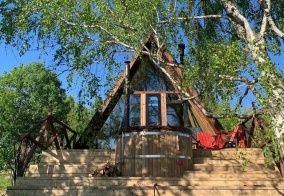 Глэмпинг На краю земли в Калужской области
