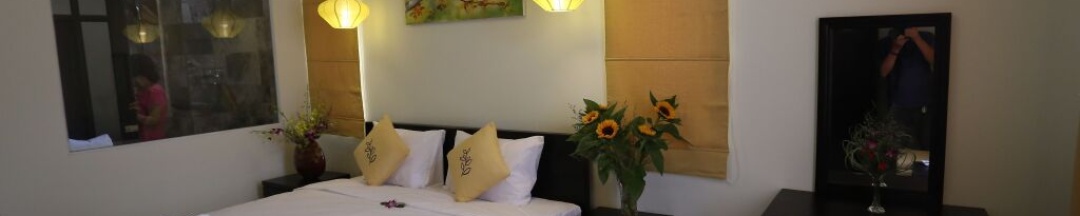 Двухместный номер Deluxe c 1 комнатой с балконом двуспальная кровать в Hoi An Cottage Villa