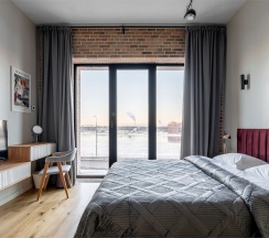 Deluxe студия с видом на реку в Sv Loft Apart
