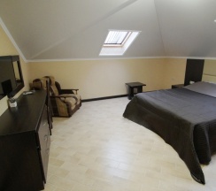 Четырёхместный люкс Мансарда с видом на горы в Елена